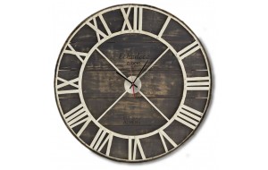 Vintage χειροποίητο ρολόι τοίχου white metallic skeleton EchoDeco clocks
