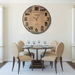 Vintage EchoDeco clocks ρολόι τοίχου ξύλινο χειροποίητο