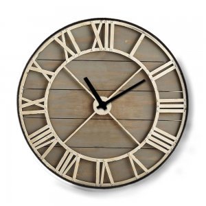 Industrial ξύλινο ρολόι τοίχου Deck 48cm-60cm