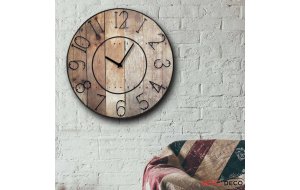 Ρολόι τοίχου ξύλινο χειροποίητο gruntz 32 εκ