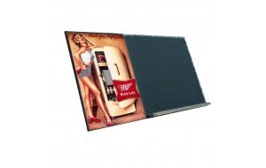 Pin Up Girl Refrigerator Ξύλινο μαυροπινακάκι 38x26 εκ