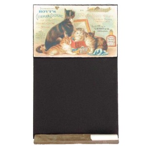 Cats χειροποίητος μαυροπίνακας 26x38 εκ