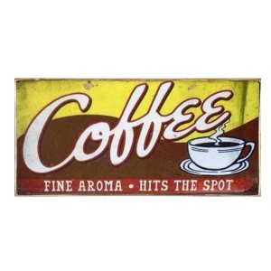 Coffee χειροποίητο διακοσμητικό πινακάκι 26x13 εκ