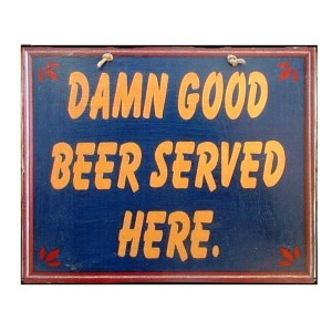 Good beer vintage πινακίδα χειροποίητη 25x20 εκ
