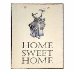 Home sweet home χειροποίητο πινακάκι 20x25 εκ