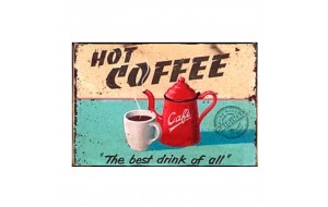 Hot coffee πίνακας χειροποίητος