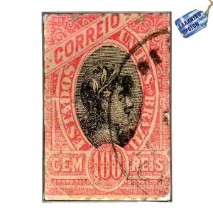 Post stamp Brazil ξύλινος πίνακας γραμματόσημο