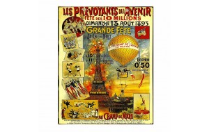 Paris vintage πίνακας χειροποίητος 20x25 εκ
