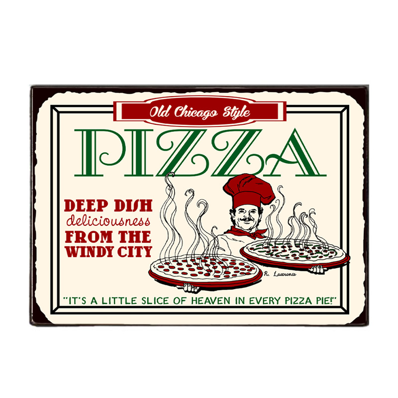 Πινακάκι χειροποίητο old school pizza