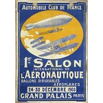 Πίνακας χειροποίητος 1er salon aeronautique 20x30 εκ