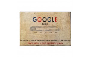 Πίνακας χειροποίητος Google Classic
