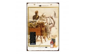 Πίνακας χειροποίητος Martell cognac 20x30 εκ