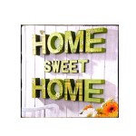 Πίνακας χειροποίητος home sweet home 21x21 εκ