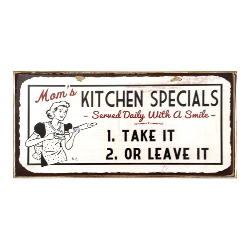 Πίνακας χειροποίητος kitchen specials 26x13 εκ