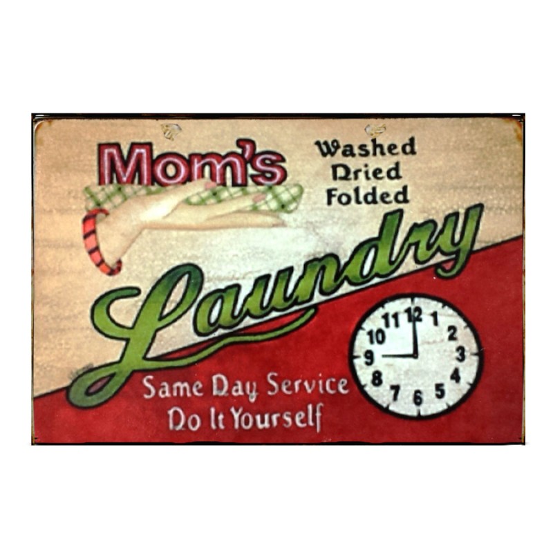 Πίνακας χειροποίητος laundry