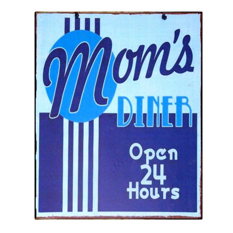 Πίνακας χειροποίητος mom's diner