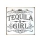 Πίνακας χειροποίητος tequila girl 21x21 εκ
