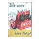 Πίνακας χειροποίητος vintage διαφήμιση Coca Cola