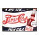 Πίνακας χειροποίητος vintage διαφήμιση Pepsi Cola