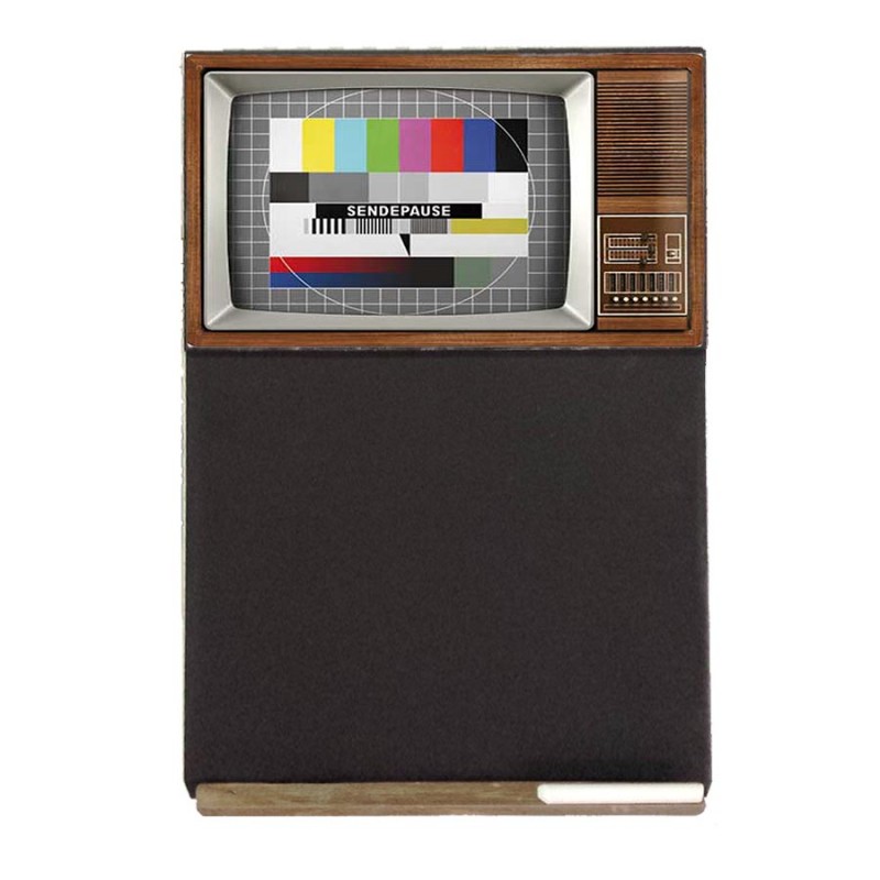 Tv ξύλινος χειροποίητος μαυροπίνακας 26x38 εκ