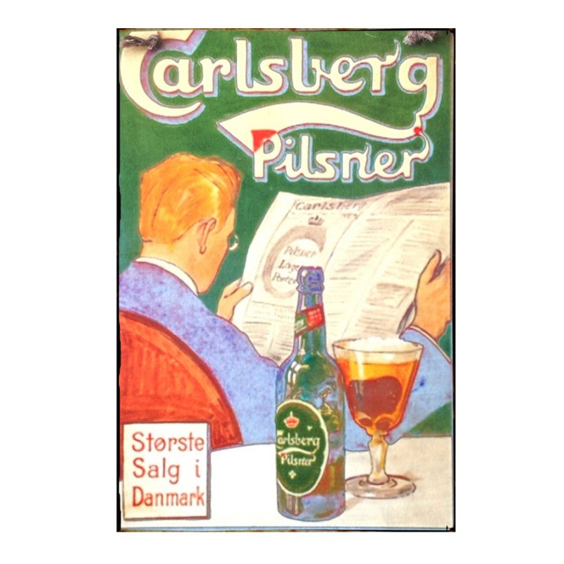 Vintage πίνακας χειροποίητος Carlsberg