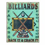 Vintage πίνακας xειροποίητος billiards