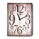 Vintage ρολόι τοίχου 1883 ξύλινο χειροποίητο 48x64 εκ