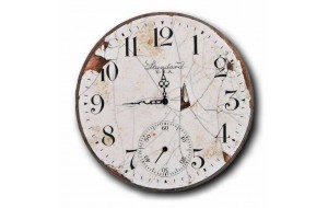 Ξύλινο χειροποίητο ρολόι vintage χειροποίητο 48 εκ