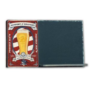 Beer ξύλινος χειροποίητος μαυροπίνακας 38x26 εκ