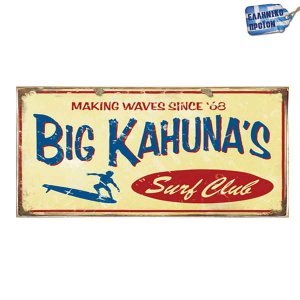 Big Kahuna's Vintage Ξύλινο Πινακάκι 13 x 26 cm