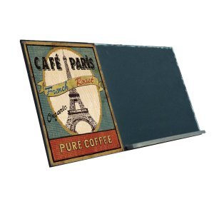 Café Paris ξύλινος χειροποίητος μαυροπίνακας 38x26 εκ