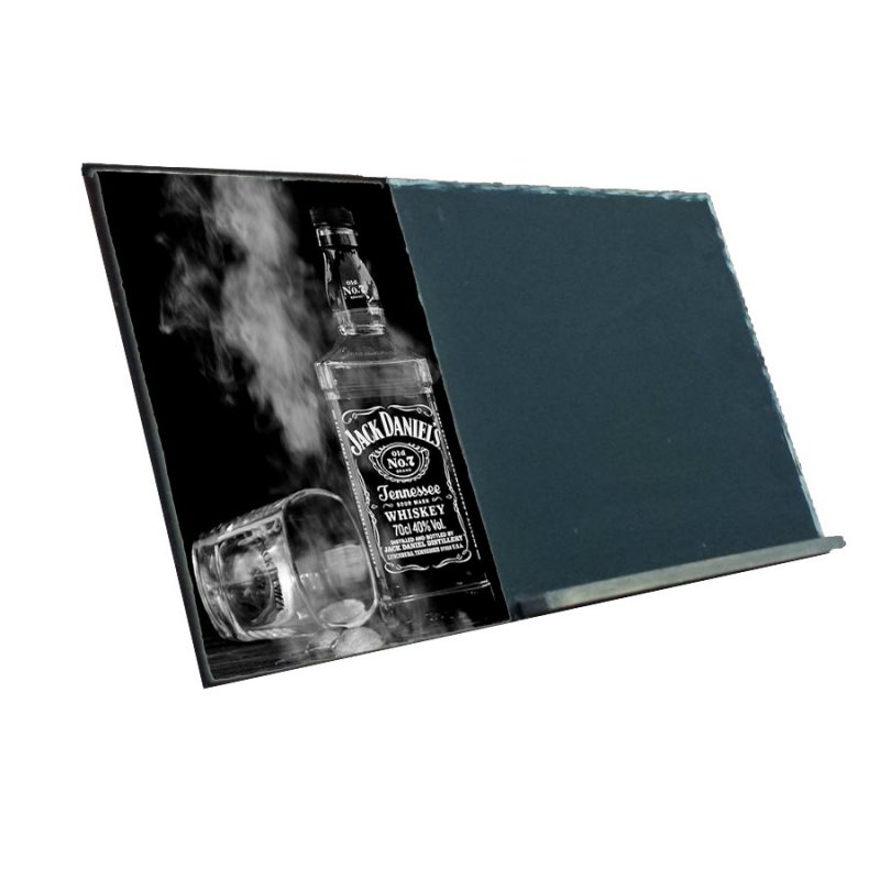 Jack Daniels  Ξύλινος Χειροποίητος Μαυροπίνακας 38 x 26 cm