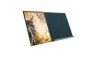 Paris  Ξύλινος χειροποίητος μαυροπίνακας 38x26 εκ