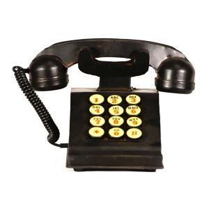 Ρετρό διακοσμητικό επιτραπέζιο τηλέφωνο 23x15x14 εκ