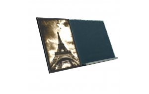 Tour Eiffel ξύλινος χειροποίητος μαυροπίνακας 38x26 εκ