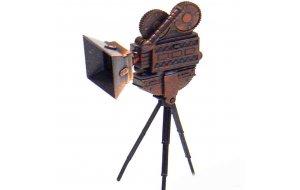Vintage Μεταλλική Μινιατούρα Φωτογραφική Μηχανή 9 εκ
