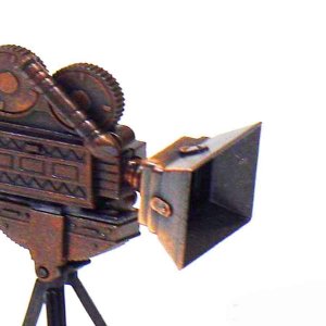 Vintage Μεταλλική Μινιατούρα Φωτογραφική Μηχανή 9cm