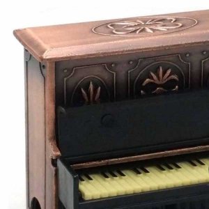 Μεταλλική Μινιατούρα και ξύστρα Πιάνο 5 εκ