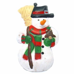 Χριστουγεννιάτικο στολίδι χιονάνθρωπος 6x10 εκ