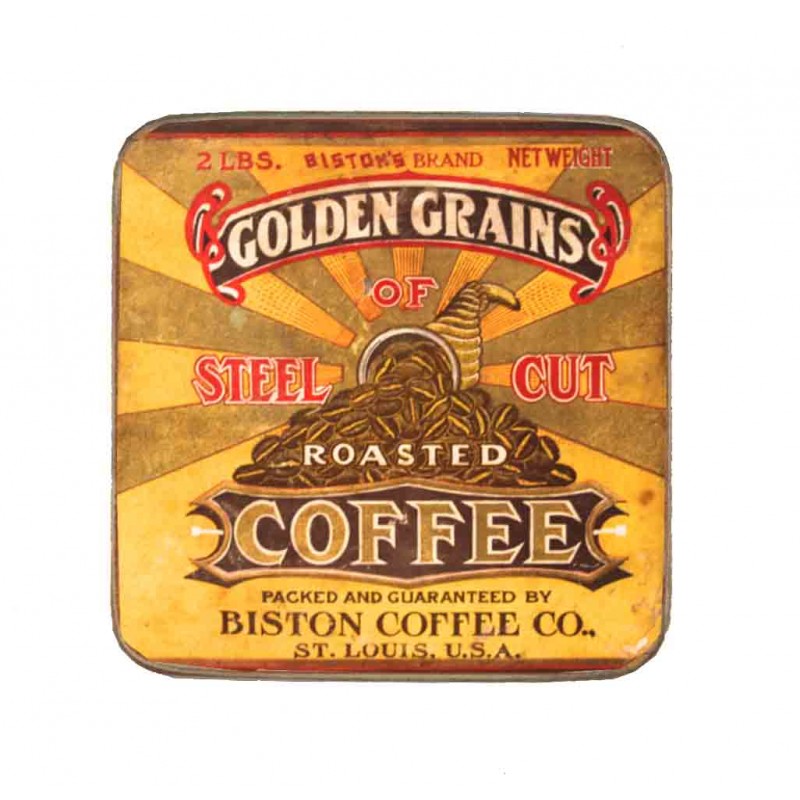 Σουβέρ ξύλινo χειροποίητo golden grains coffee
