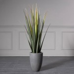 Γλάστρα Pvc γκρι 26x26x36 εκ