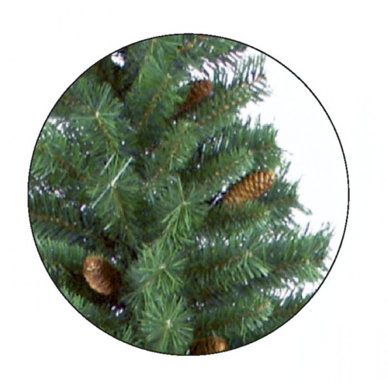 Tiffany Pine Χριστουγεννιάτικο δέντρο με κουκουνάρια και ύψος 240 εκ