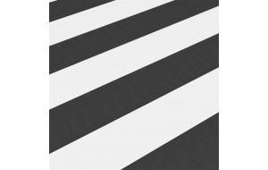 Διαχωριστικό Βεράντας Ανθρακί/Λευκό 75 x 300 εκ. Ύφασμα Oxford