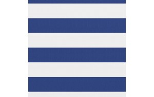 Διαχωριστικό Βεράντας Λευκό/Μπλε 75 x 300 εκ. Ύφασμα Oxford