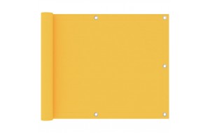 Διαχωριστικό Βεράντας Κίτρινο 75 x 400 εκ. Ύφασμα Oxford