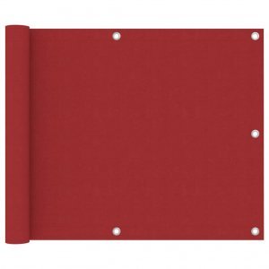Διαχωριστικό Βεράντας Κόκκινο 75 x 600 εκ. Ύφασμα Oxford