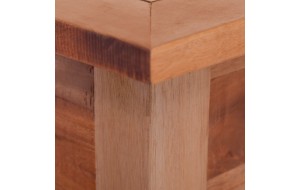 Τραπέζι Σαλονιού 68 x 68 x 30 εκ. από Μασίφ Μαόνι