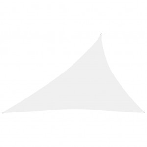  Πανί Σκίασης Τρίγωνο Λευκό 3 x 4 x 5 μ. από Ύφασμα Oxford 
