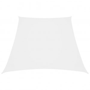  Πανί Σκίασης Τραπέζιο Λευκό 4 x 5x3 μ. από Ύφασμα Oxford
