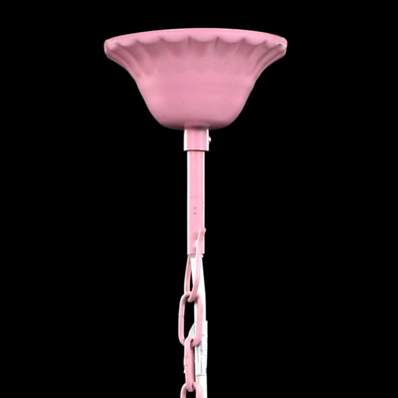 Πολυέλαιος Ροζ 5 λαμπτήρες